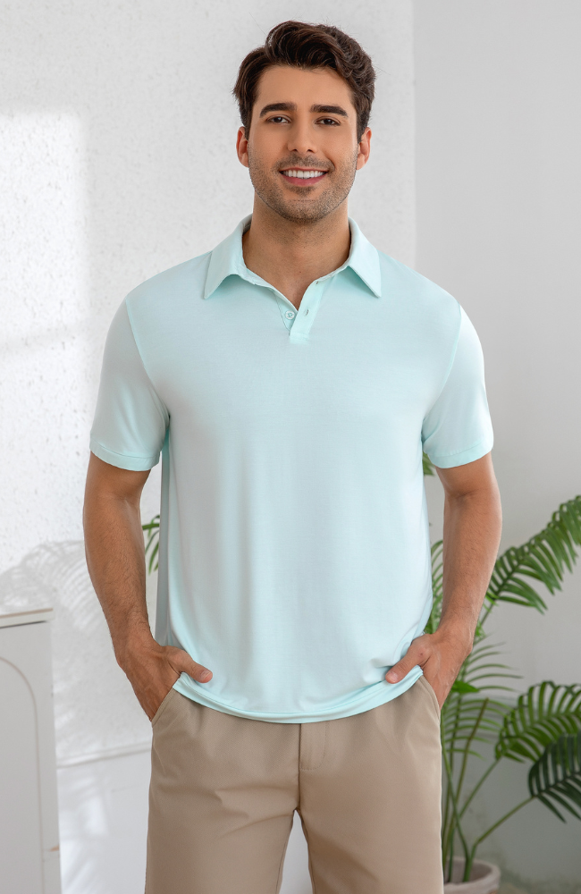 Men's Bamboo Polo Shirt – Bamboo Island Australia