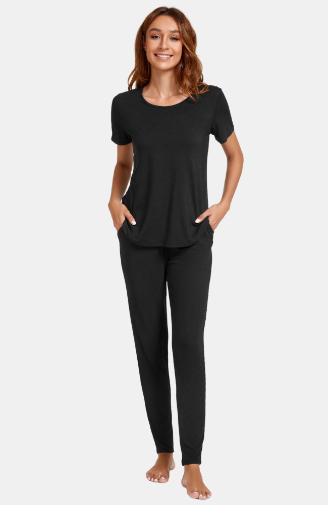 Ribbed Bamboo Jogger Pants XL 2XL Bamboo Island Australia