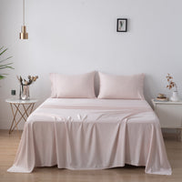 100% Bamboo Sheet Sets - Pale Pink