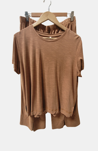 Samples: Modal Slub Yarn Capri PJs (Large/14)