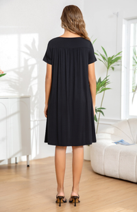 Bamboo Babydoll Pocket Dress