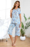 Bamboo Print Capri PJs