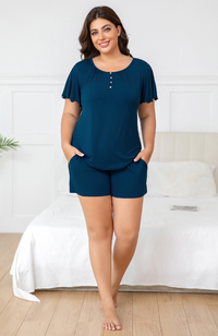 Bamboo Button PJ Set