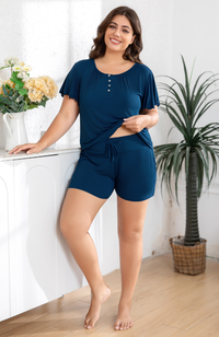 Bamboo Button PJ Set