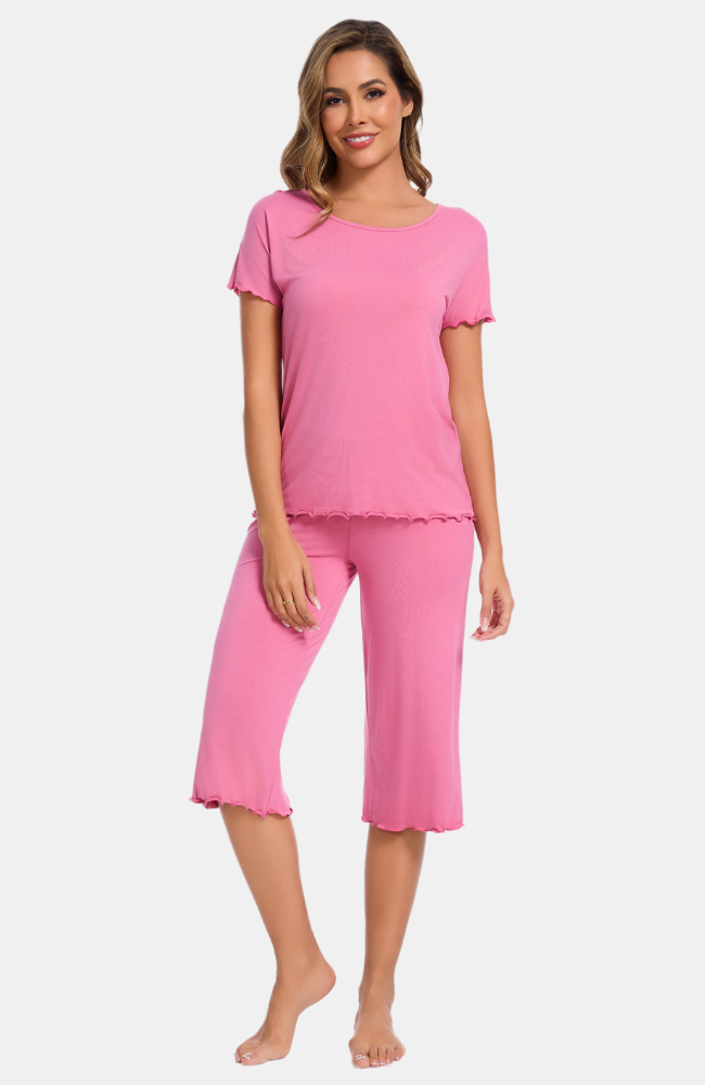 Bamboo Capri Pyjama Set