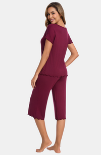 Bamboo Capri Pyjama Set