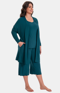 Bamboo Capri Pyjama Set