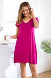 Bamboo Frill T-Shirt Nightie