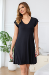 Bamboo Frill T-Shirt Nightie