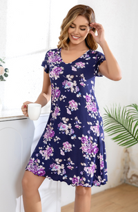 Bamboo Frill T-Shirt Nightie