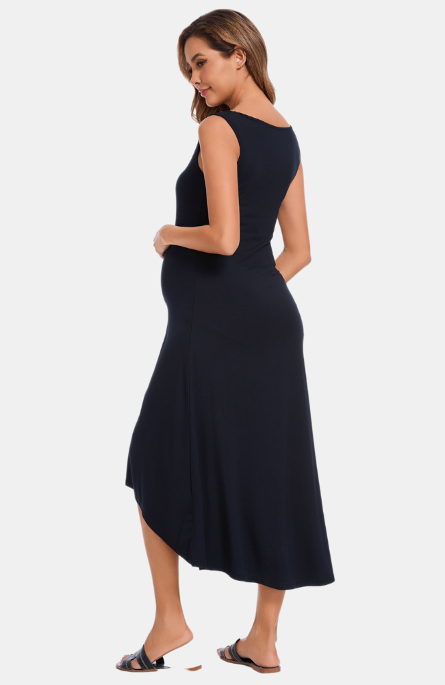 Bamboo Hi-Low Maternity Dress (S-L) Bamboo Island Australia Bamboo Hi-Low Maternity Dress (S-L) Bamboo Island Australia