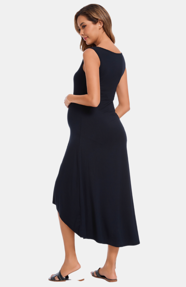 Bamboo Hi-Low Maternity Dress