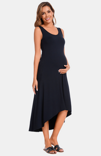 Bamboo Hi-Low Maternity Dress