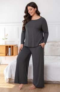 Long Sleeve Bamboo Slouch Set