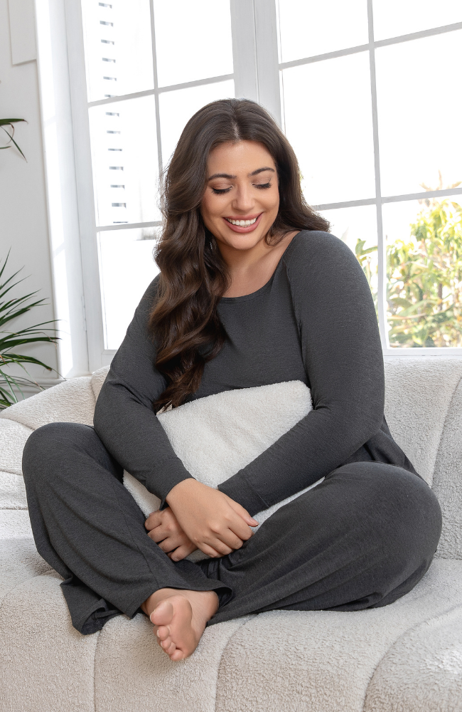 Long Sleeve Bamboo Slouch Set