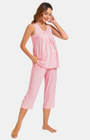 Bamboo Maternity Capri Pyjamas