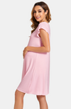 Bamboo Frill Maternity Nightie