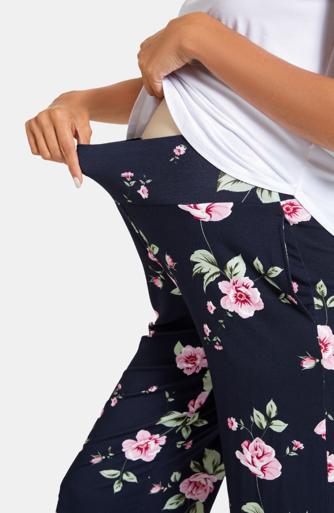 Bamboo Maternity Capri PJ Pants