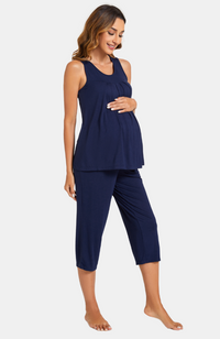 Bamboo Maternity Capri Pyjamas