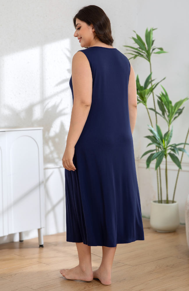 Bamboo Midi Pocket Dress