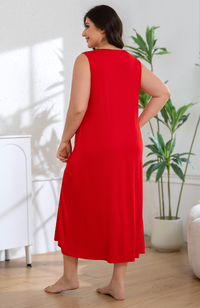 Bamboo Midi Pocket Dress