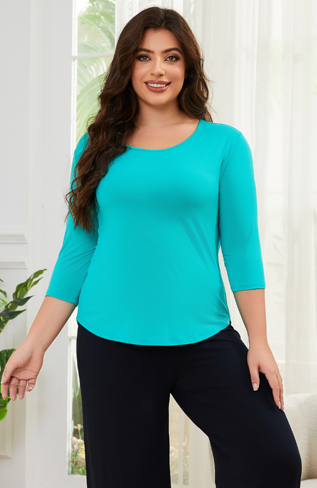 Mid Sleeve Bamboo Tee