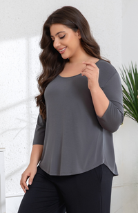 Mid Sleeve Bamboo Tee