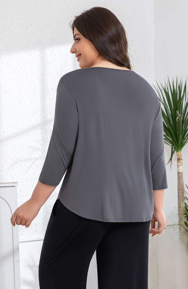 Mid Sleeve Bamboo Tee