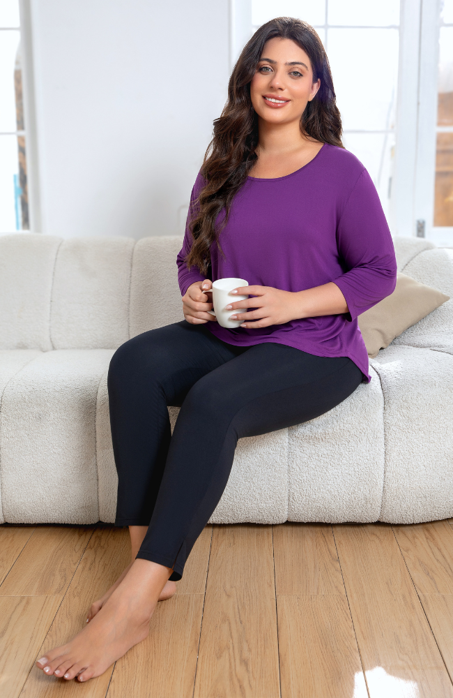 Mid Sleeve Bamboo Tee