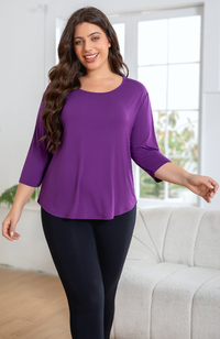 Mid Sleeve Bamboo Tee