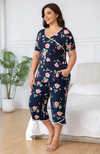 Bamboo Print Capri PJs