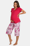 Bamboo Capri Maternity PJs