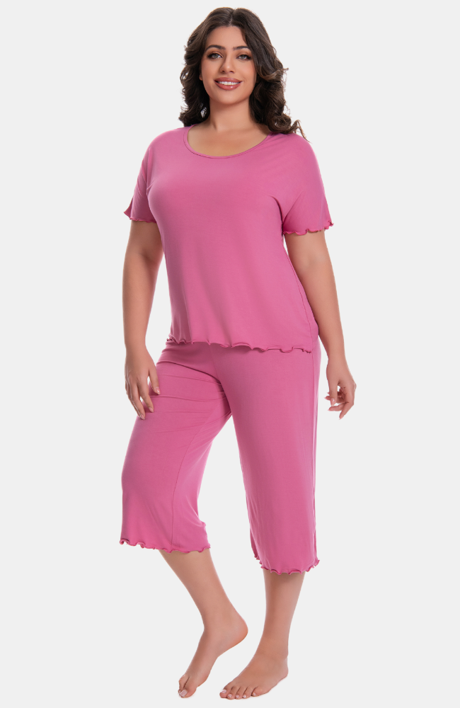 Bamboo Capri Pyjama Set