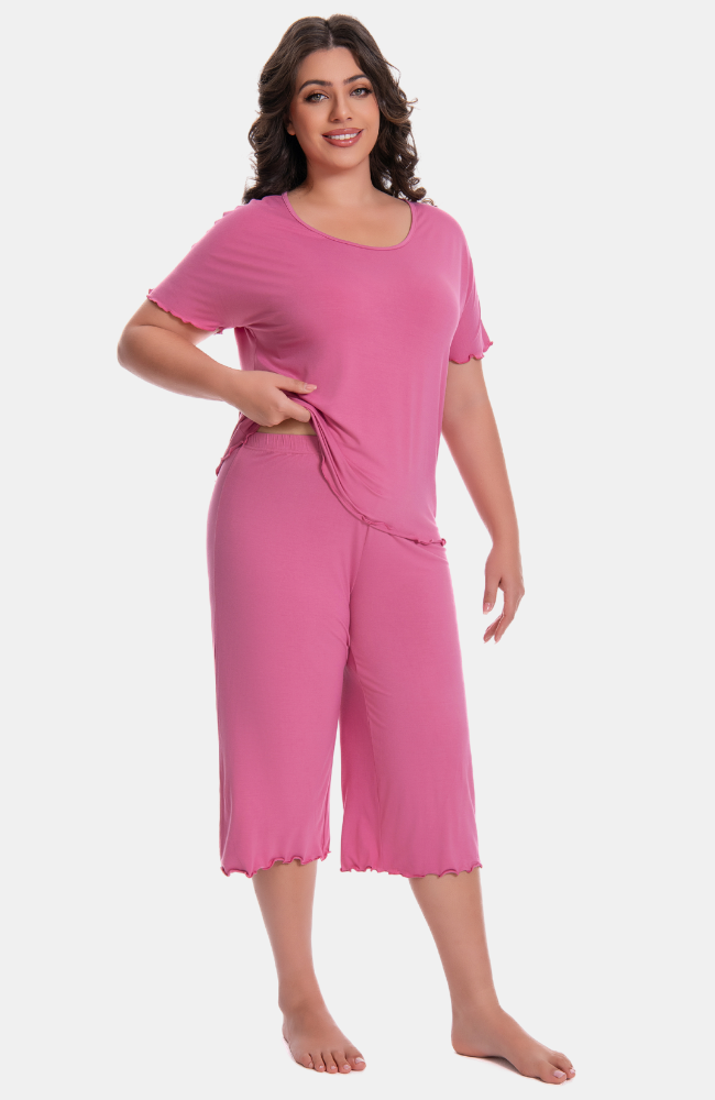 Bamboo Capri Pyjama Set