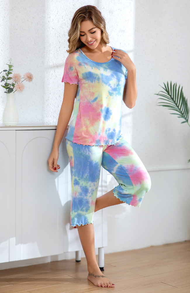 Bamboo Capri Pyjama Set