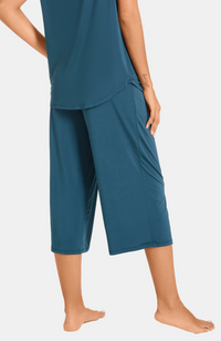 Bamboo Silk Capri Pants