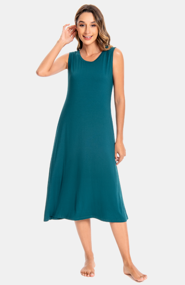 Sleeveless Bamboo Pocket Dress