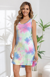 Sleeveless Bamboo Nightie - Print