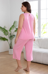 Sleeveless Bamboo Capri Pyjamas