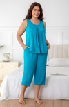 Sleeveless Bamboo Capri Pyjamas