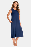 Sleeveless Bamboo Pocket Dress