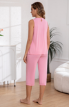 Sleeveless Bamboo Capri Pyjamas