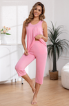 Sleeveless Bamboo Capri Pyjamas