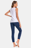 Slim Fit Bamboo Capri Pants