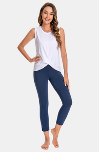 Slim Fit Bamboo Capri Pants