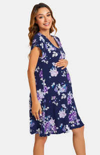 Bamboo Frill Maternity Nightie