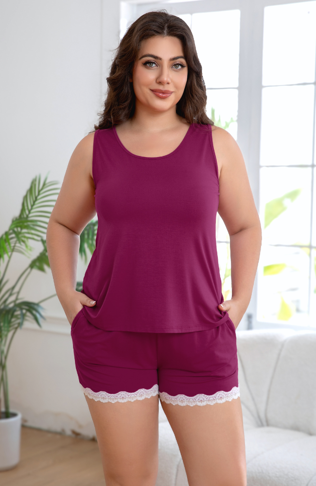 Bamboo Tank & Shorts PJ Set