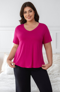 Ladies Bamboo V-Neck Tee