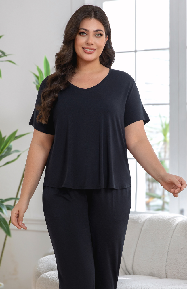 Ladies Bamboo V-Neck Tee