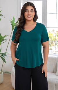 Ladies Bamboo V-Neck Tee